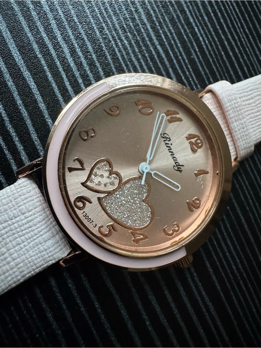 Women’s Heart Accent Watch - Mint, Black, Blue, Ivory